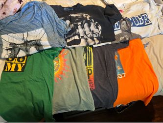 Music , t shirts, clothes men’s