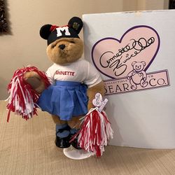Vintage Mouseketeer 14” Plush Bear by Annette Funicello  