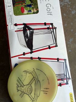 Disc golf on the go with glow frisbee