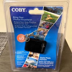 Coby Digital Photo Keychain in Black