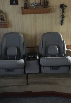 Classic truck seats and console