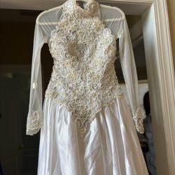Wedding Dress and Veil