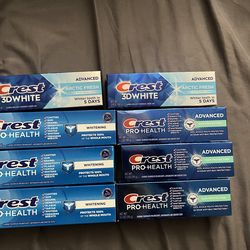 Crest Toothpastes