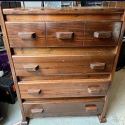 Solid Wood Dresser 33” X 16”X44”