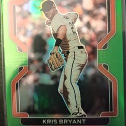 2023 Panini Prizm Kris Bryant Green 01/125