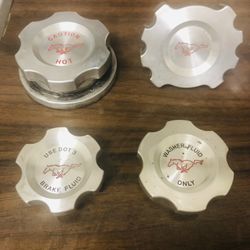 Ford Mustang  Logo Upgrade Caps For Your Car