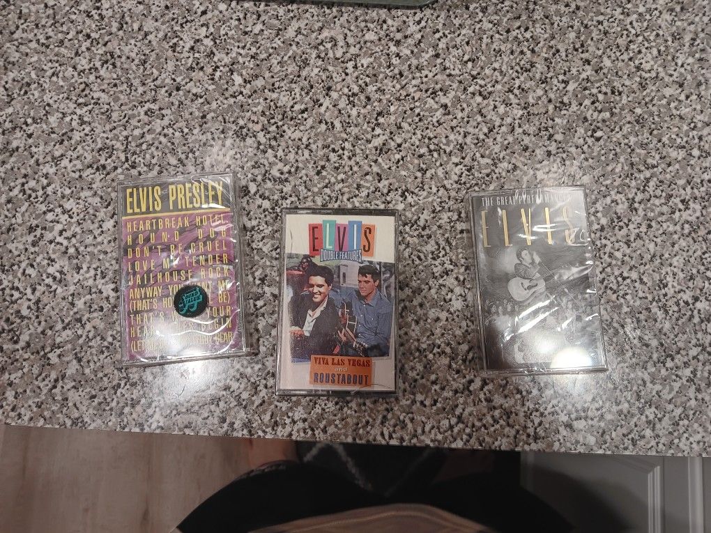 Elvis Presley cassette Tapes Sealed