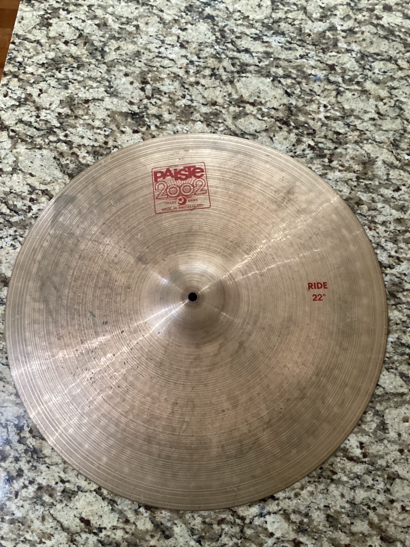 Paiste 22 Inch Ride Cymbal