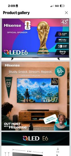 43 inch hisen tv