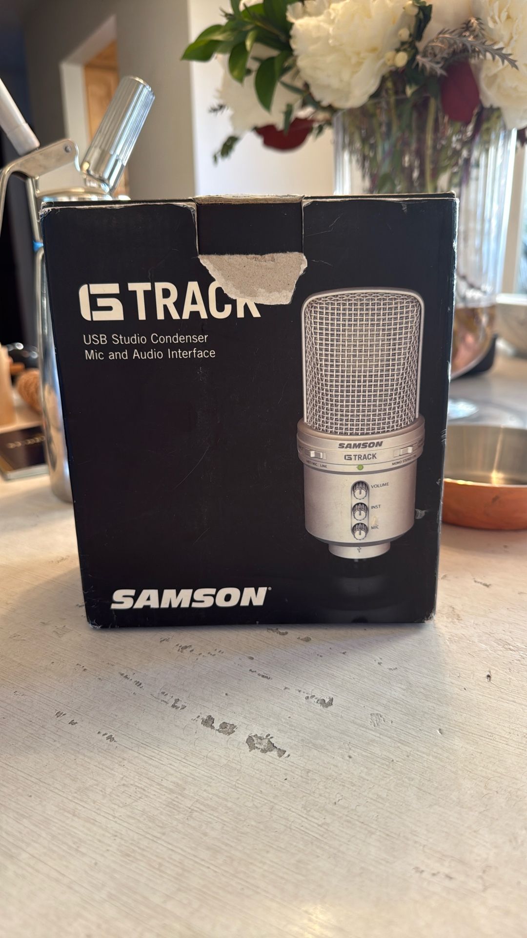 G Track USB Studio Condenser Mic And Audio Interface