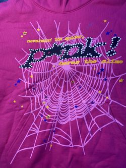 Sp5der Worldwide X Young Thug Punk V2 Hoodie - Pink