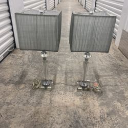 Set of 2 Side Table Lamps