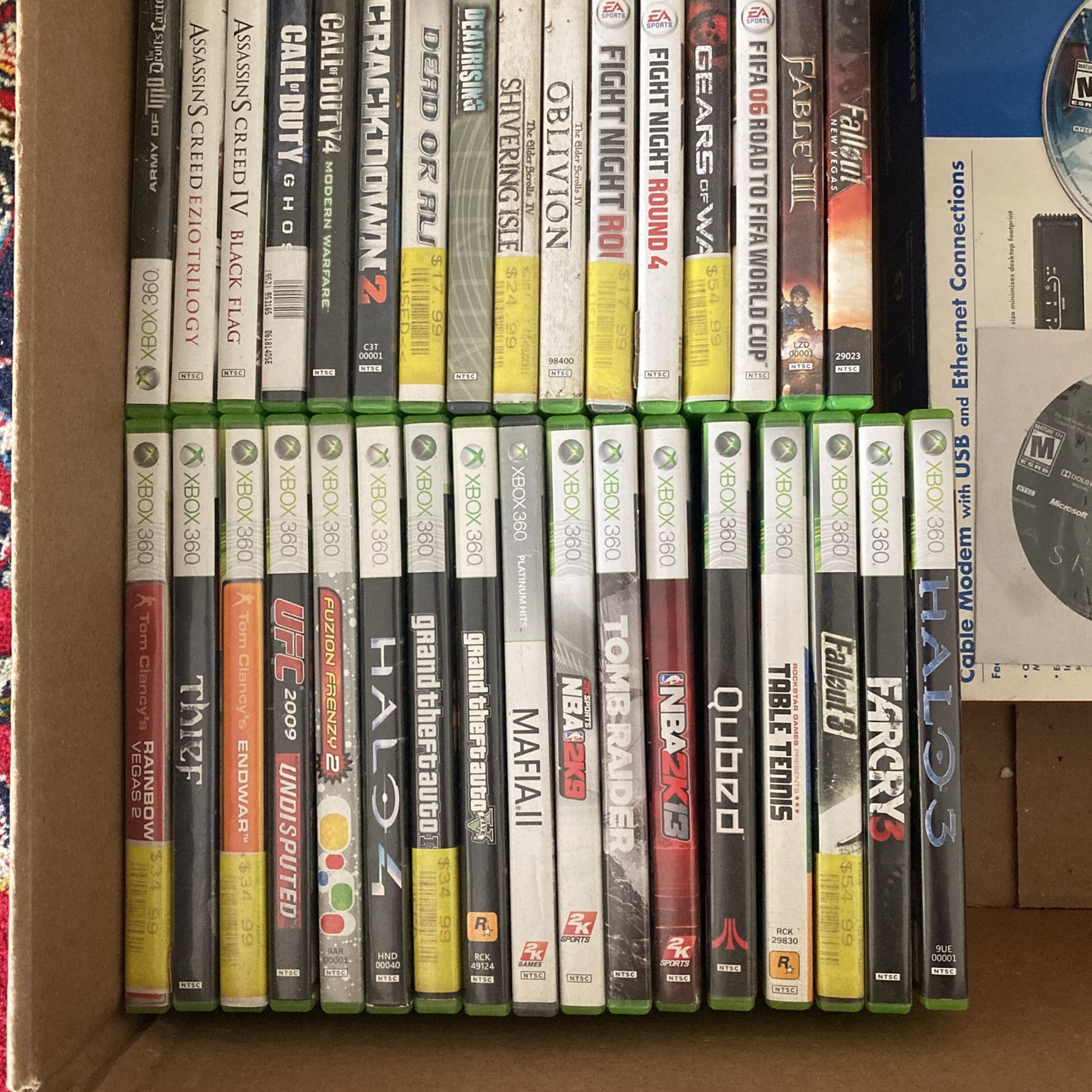 Xbox 360 Games - $10 Each