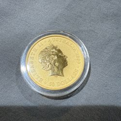 2009 Australian Kangaroo Gold Coin 