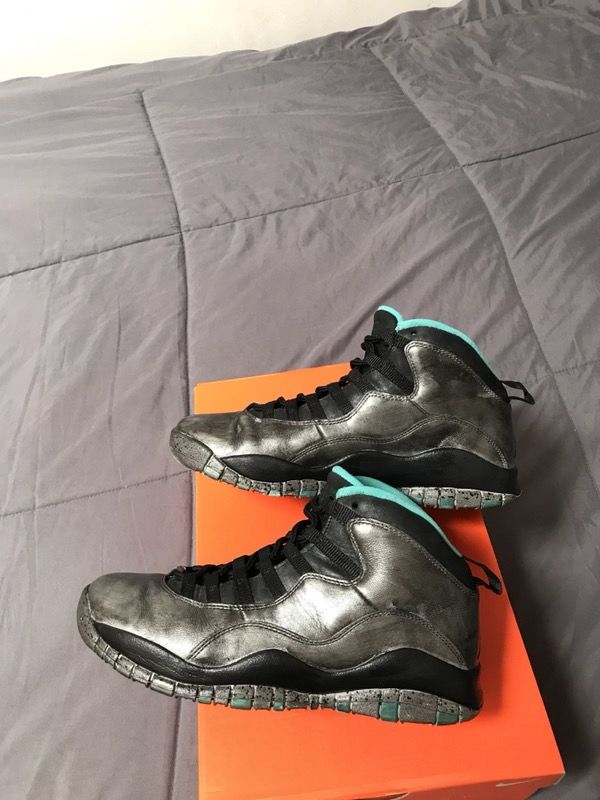 Nike air Jordan 10 X lady liberty mens size 7.5 basketball shoes $190!