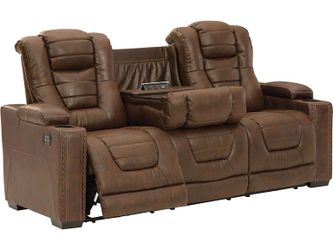 Make offer - Ashley Owner’s Box Power Reclining Sofa