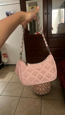 pink shoulder steve madden purse