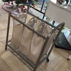 Heavy Duty Seville Rolling Laundry Sorter