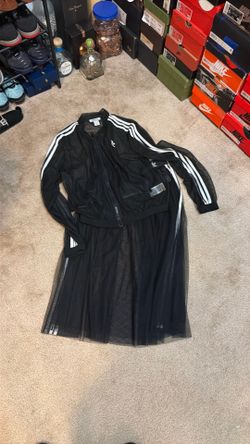 Adidas Mesh Skirt and Jacket - Black