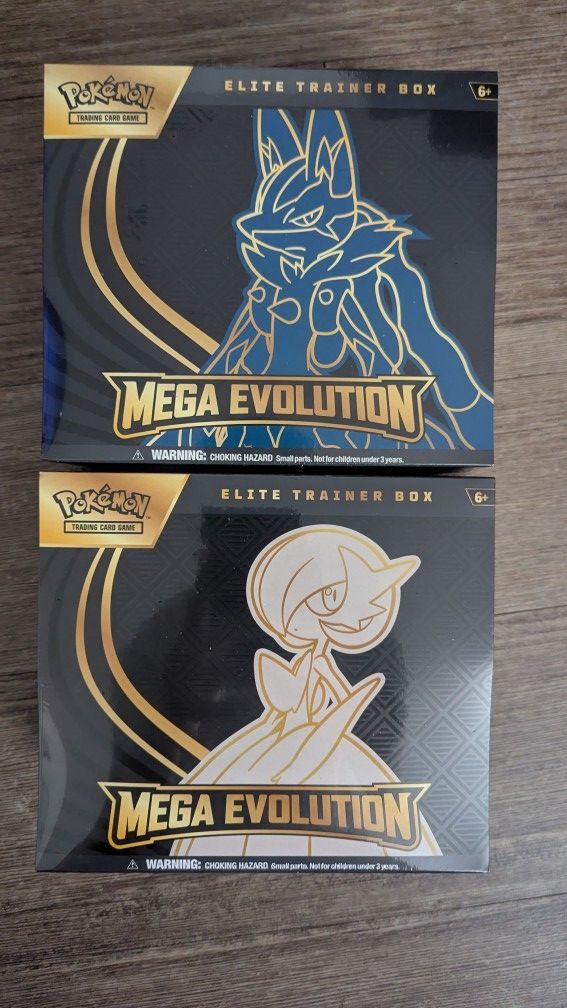 Sealed Pokemon Mega Evolution Lucario / Gardevoir ETB 