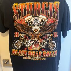 2016 Sturgis T-shirt size large black if picture that’s available