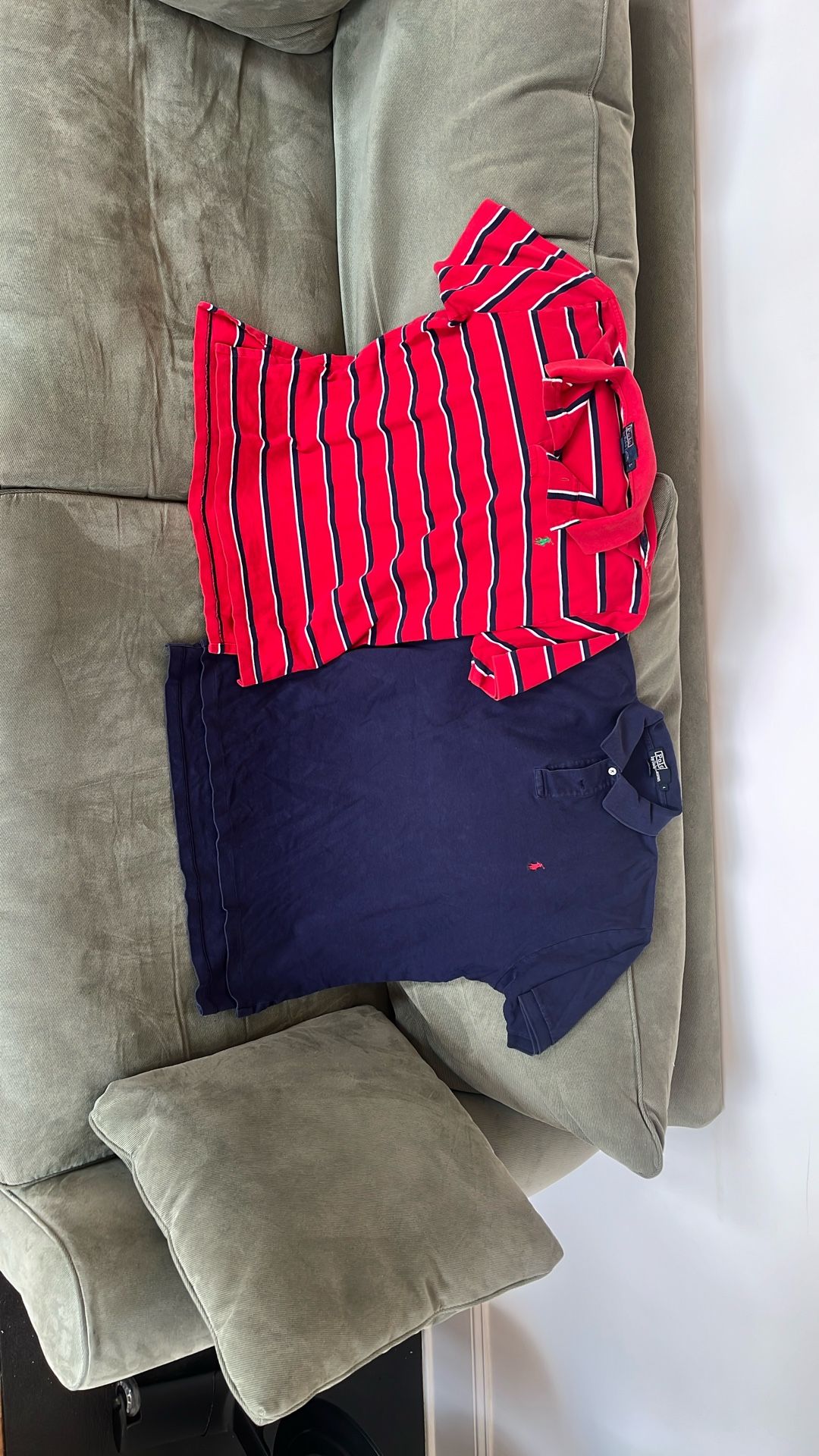 Two Ralph Lauren Polo Shirts, Men’s Size Large