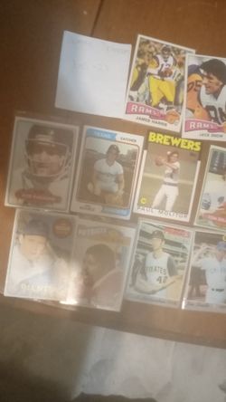 1970s Mixed Football And Baseball Vintage Cards