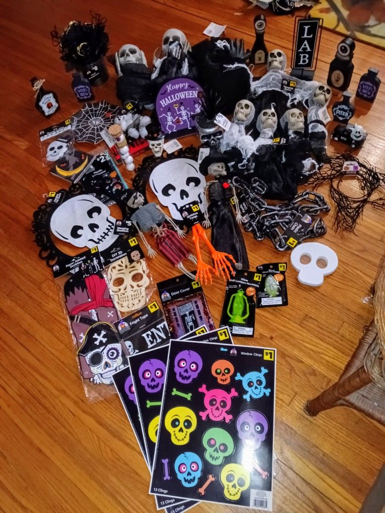 New Skeleton Halloween Decorations Bundle