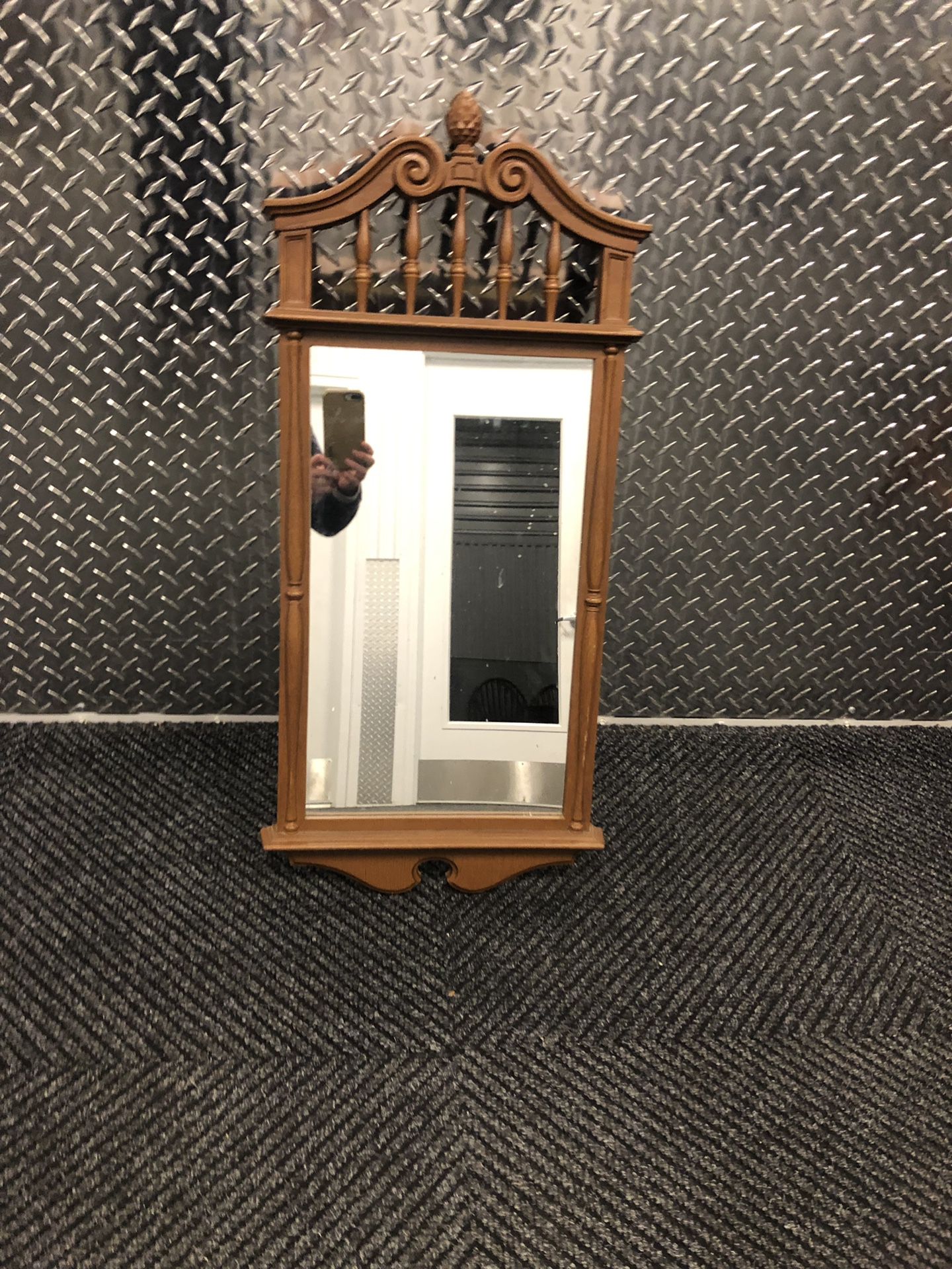 Antique mid- century mirror