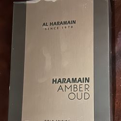 Al Haramain Amber Aud Unisex Arabic perfume (new In Box)