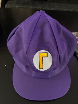 Waluigi Costume Hat Purple Cap