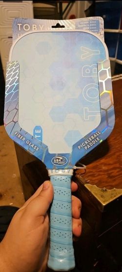 Toby Lite Pickleball Paddle USA Pickleball Approved Lightweight Blue NEW