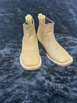 Ankle Boot Wide Square Toe Sz 22mex=5 USA women’s