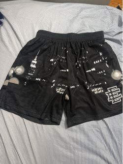 black EE shorts