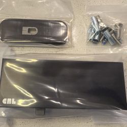 CRL - Matte Black-90 Degree Hold Open - Hydraulic Door Patch Fitting