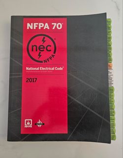 NFPA 70 National Electrical Code (2017) Authentic Book