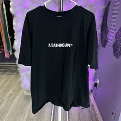 Bape Tee Black Yellow Camo