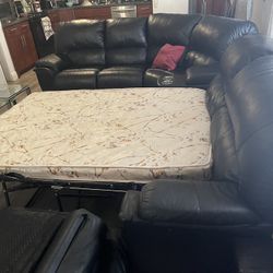 Leather Couch 