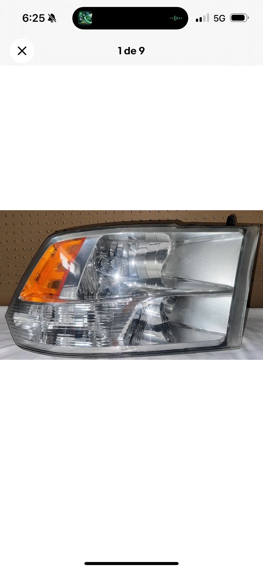 2009-2012 DODGE RAM 1(contact info removed) HEADLIGHT Passenger Right OEM HALOGEN HEADLAMP 