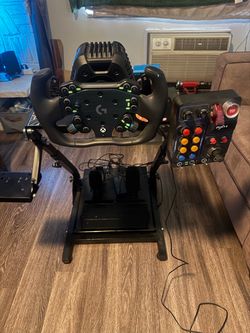 Logitech RS Wheel Base, Wheel, Pedals, Control Panel and Stand