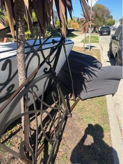 Free sofa love seat, bed frame and mattress
