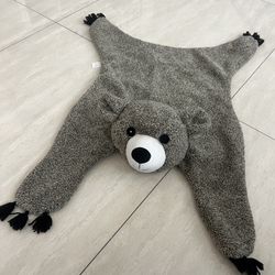 Hobby Lobby Plush Teddy Bear Stuffed Animal Head Rug