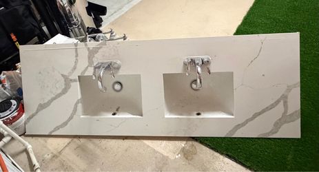 Double Bathroom Sink