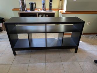 Kallax 8 Cube Shelf & Kallax Entertainment Center with Stands