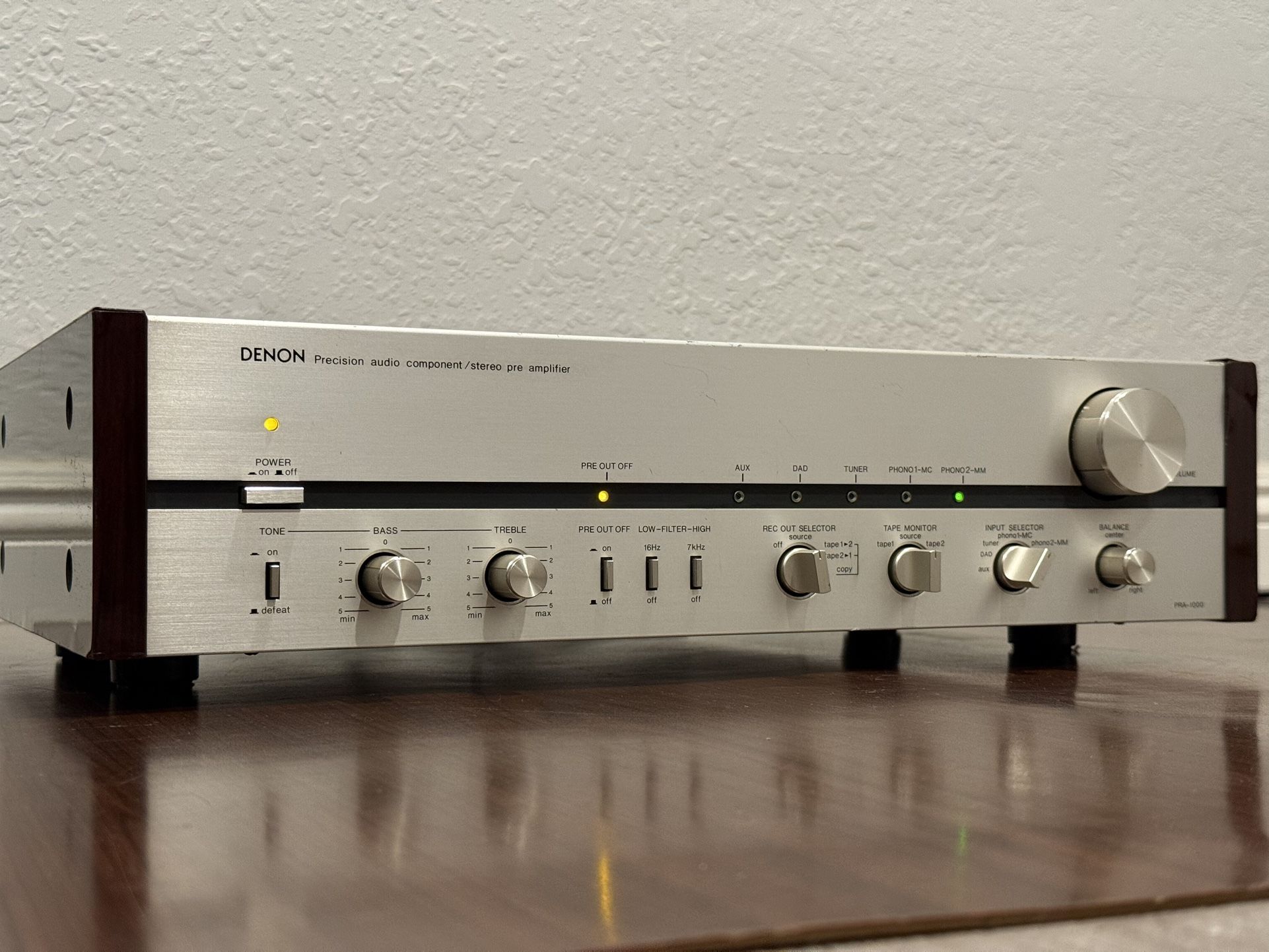 DENON PRA-1000 Precision Audio Component /Stereo Preamplifier 