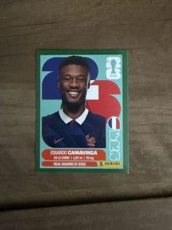 2026 World Cup sticker Eduardo Camavinga