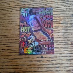 Kobe Bryant Refractor Reprint Numbers