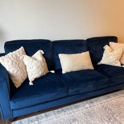 Velvet Blue sofa