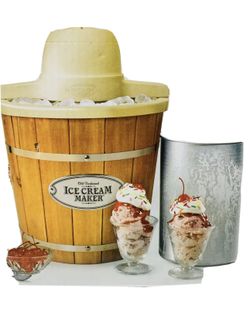 New Nostalgia 4 Quart Electric Wood Bucket Ice Cream ICMP400WD for Sale in Las Vegas NV OfferUp