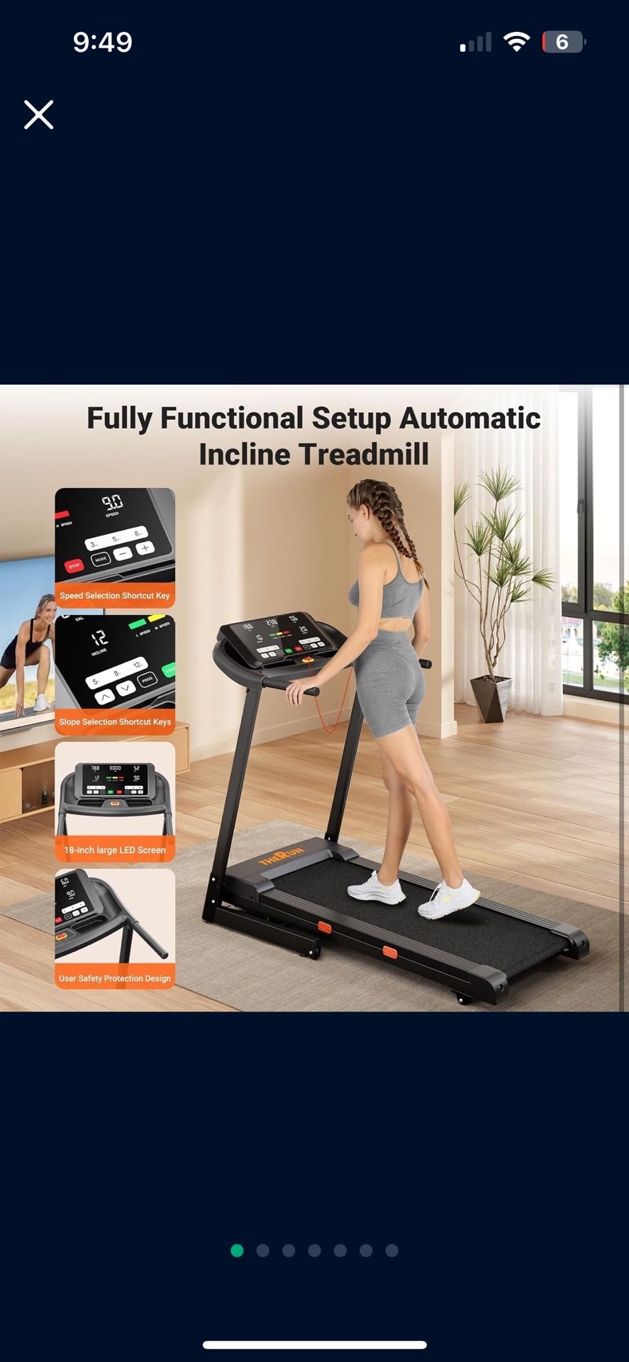 New In Box Treadmill